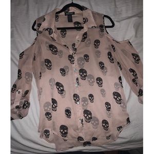 Cold shoulder blouse